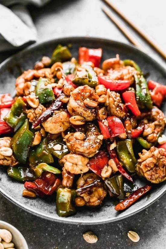 Szechuan Style Spicy Prawns / 四川蝦球